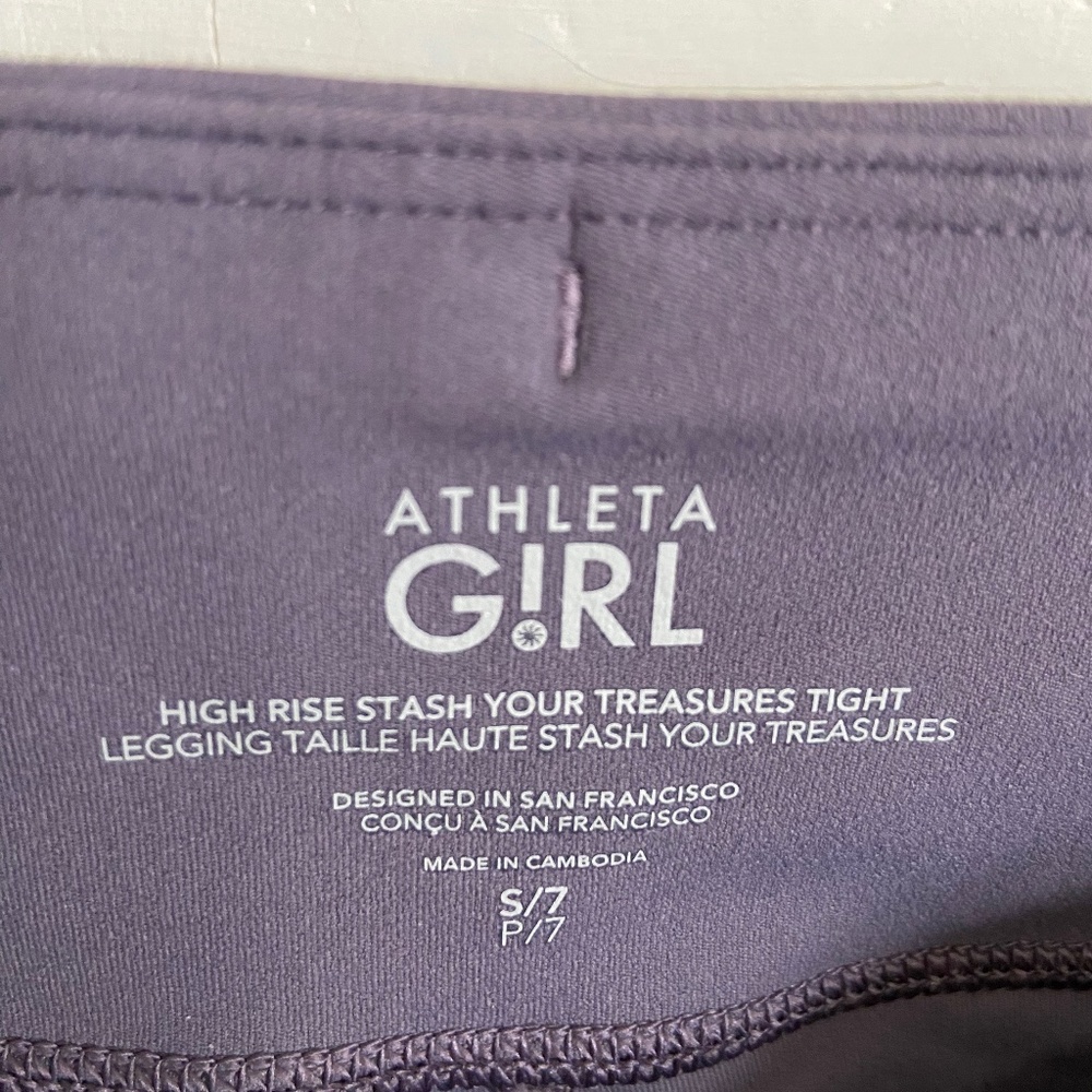 Athleta girl leggings size 7
